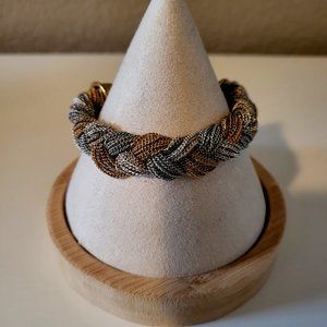 Banana Republic Multi-Tone Braided Chain Bracelet